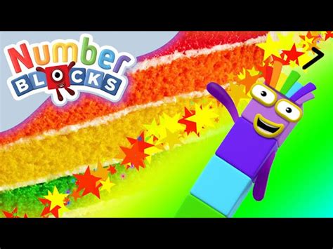 Rainbow Cake Numberblock 7 Bake Numberblocks Videos For Kids
