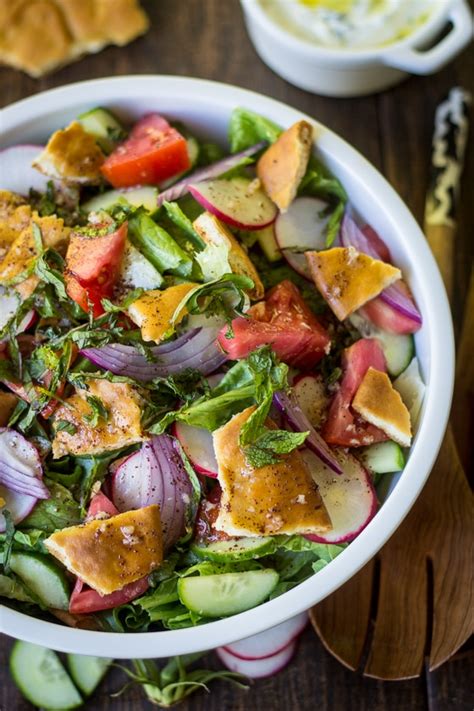Lebanese Fattoush Salad Recipe The Wanderlust Kitchen