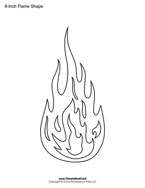 How To Draw Flames Fire 17 Free Printable Flames Stencils Flames