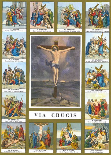14 Stations Of The Cross Jesus Path To His Death On Good Friday
