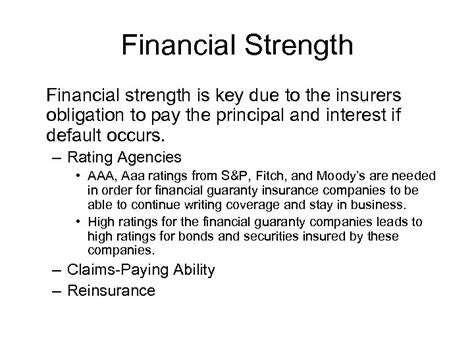 Maybe you would like to learn more about one of these? Finance 431 Property-Liability Insurance Lecture Financial Guaranty