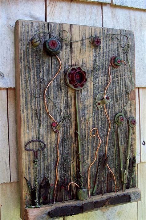 Assemblage Art Ideas Found Object Art Assemblage Vintage Garden On