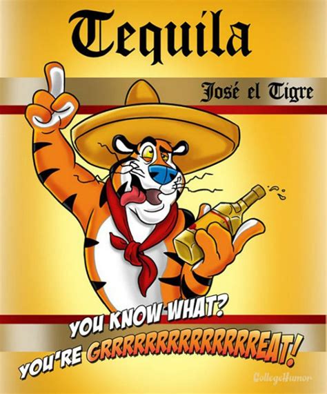 Except for a tie in 1969, all of those teams were defeated. This is What Tony the Tiger Looks Like Drunk