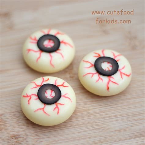 Cute Food For Kids Healthy Halloween Snack Cheese Eyeballs