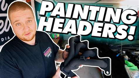 Paint Exhaust Headers At Home Vht Flameproof Ceramic Coating Youtube