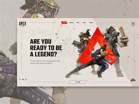 Apex Legends Website Concept By Kristaps Reinfelds On Dribbble