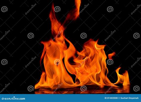 Beautiful Fire Flames Stock Photo Image Of Energy Fireplace 81402008