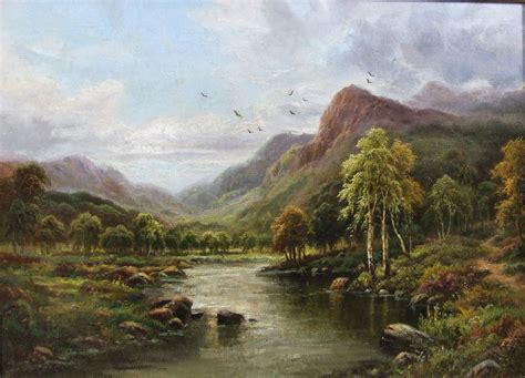 H Levan 19th Century Landscape Paintings Landscape Artist