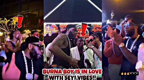 Burna Boy Sings Seyi Vibes Chancena Ham Word For Word As They Link Up
