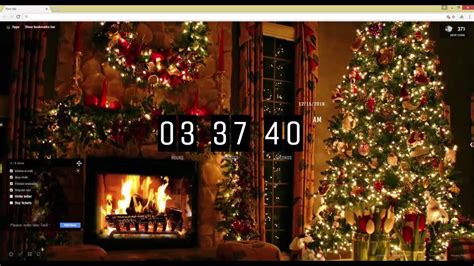 Christmas Tree And Fireplace Live Wallpaper Youtube