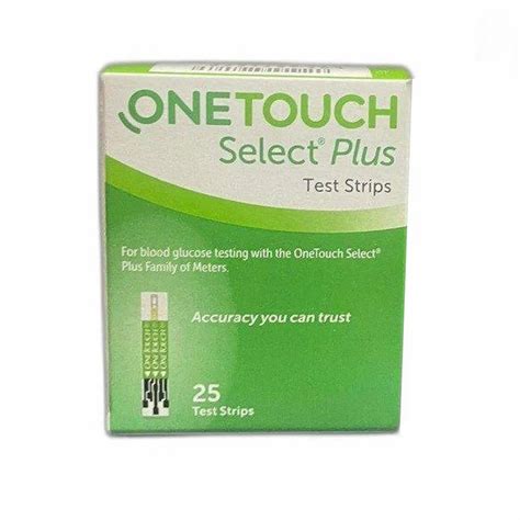 One Touch Select Plus 25 Test Strips At Rs 500box Test Strips In