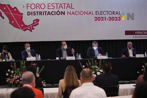 INE realiza el Foro Estatal sobre Distritación Electoral en Veracruz