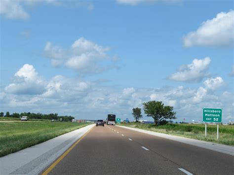Illinois Interstate 55 Northbound Cross Country Roads
