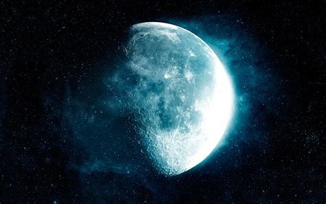 La Luna Desde El Espacio Fondos De Pantalla Hd Wallpapers Hd