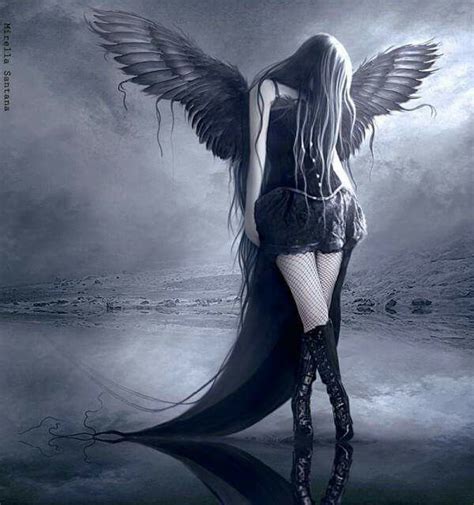 Angel In Black Gothic Fantasy Art Gothic Angel Inspirational
