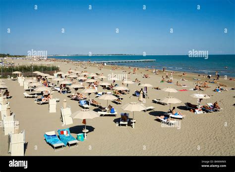 Venice Lido Beach Italy Stock Photo 20237978 Alamy