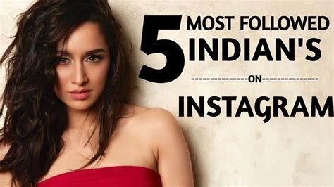 Most Followed Celebrities On Instagramindia Youtube
