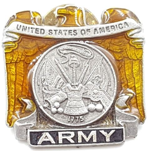 American Legion Us Army Lapel Pin Badge Eagle Made Usa Detailed Design
