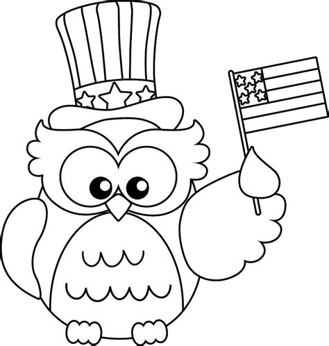 Every year on november 11 united states celebrates veterans day. Image result for patriotic coloring pages | Owl coloring ...