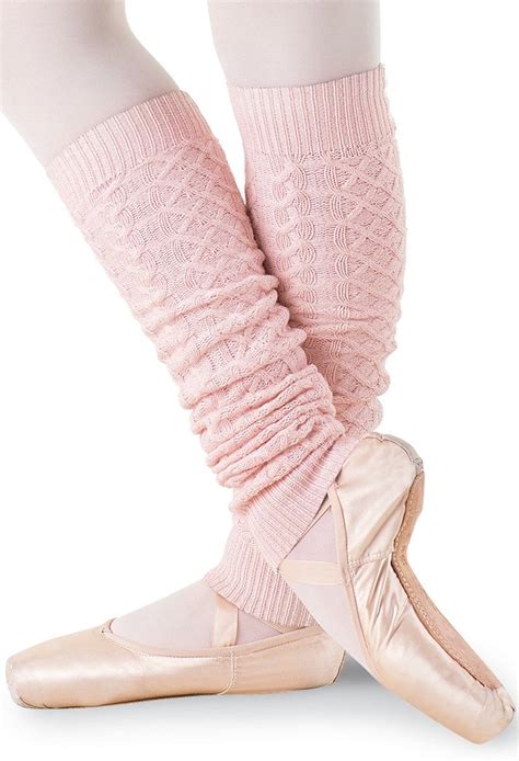 Cable Knit Legwarmers Balera™ Pointe Shoes Ballet Shoes Ballet Pink