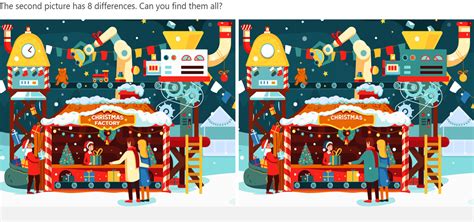 Year 2 Christmas Spot The Difference Classroom Secrets Kids