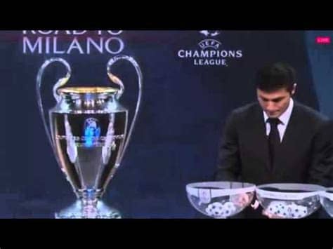 Tottenham v borussia dortmund, schalke v man city. Javier Zanetti - Draw Manipulating ? Champions League Draw ...