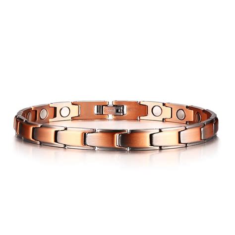 Stylish Copper Magnetic Therapy Bracelet For Men And Women Bio Magnets