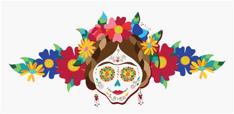 Thumbnail Day Of The Dead Flowers Clipart Hd Png Download