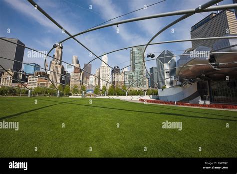 Jay Pritzker Pavilion Designed By Frank Gehry Millennium Park Chicago
