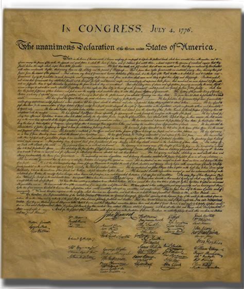 Declaration of Independence - 1776 Poster Size (23" x 29 png image
