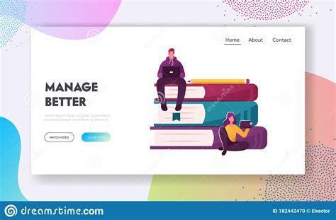 Learning Management System Landing Page Template Distance Courses