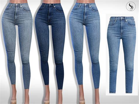 Mile High Super Skinny Jeans By Saliwa At Tsr Sims 4 Updates