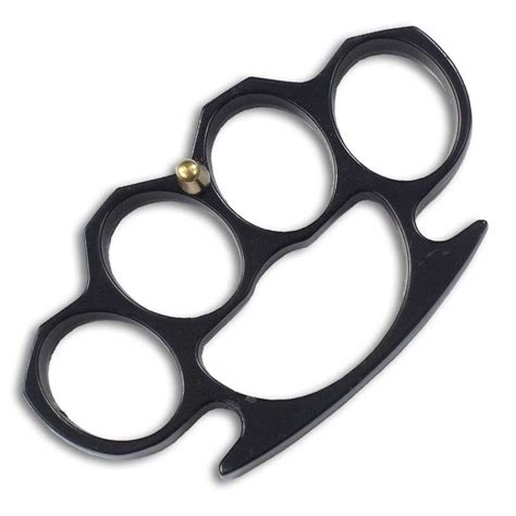 Gold Knuckle Duster Legal Brass Knuckles Fist Loading Weapon