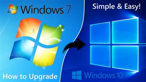 How To Upgrade Windows 7 To Windows 10 Youtube