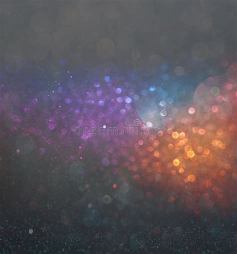 Abstract Blurred Photo Of Bokeh Light Burst And Textures Multicolored