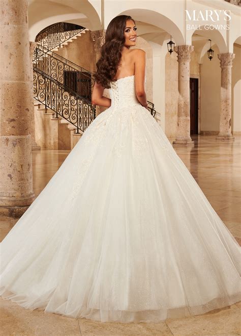 Bridal Ball Gowns Style Mb6093 In Ivory White Color