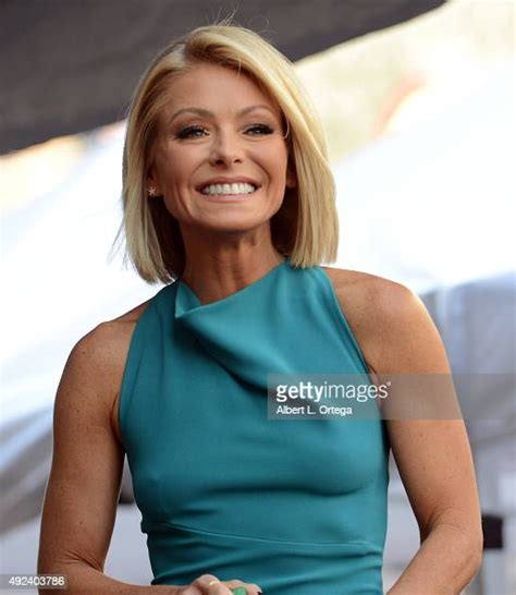 Talkshow Host Kelly Ripa Honored With The Star On The Hollywood Walk