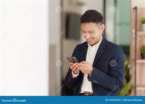 Businessperson Using Online Banking Service On Mobile Phone Finance