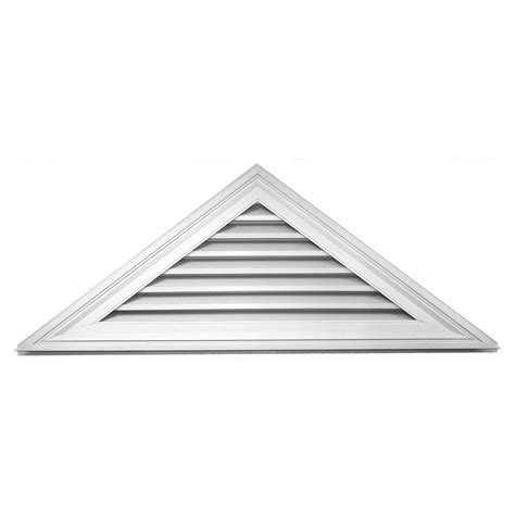 Builders Edge 912 Triangle Gable Vent 001 White 120140907001 The