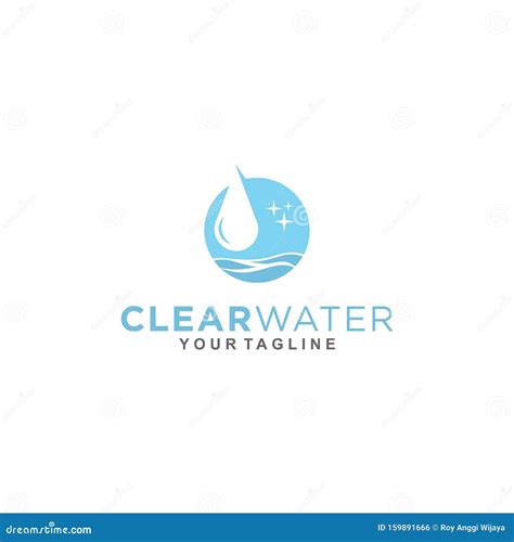 Clear Water Logo Design Idea Stock Vector Illustration Of Fresh