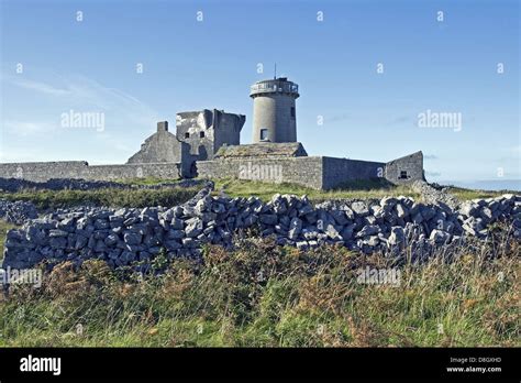 Lighthouse Aran Islands Ireland Stock Photo Alamy