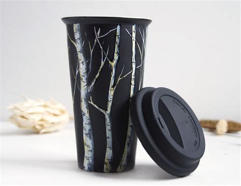 Eco Friendly Black Ceramic Coffee Mug Tree Collection