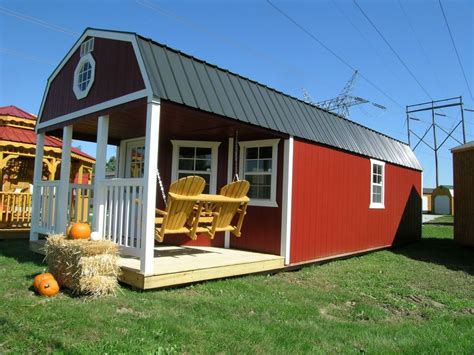 Amish Built Portable Garage Shed Cabin Barn Tiny House No Credit Checks