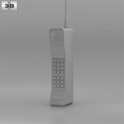 Motorola Dynatac 8000x 3d модель Скачати Електроніка на