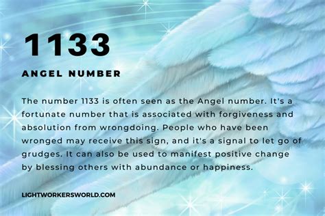 Angel Number 1133 Incredible Meaning And Symbolic Significance Light