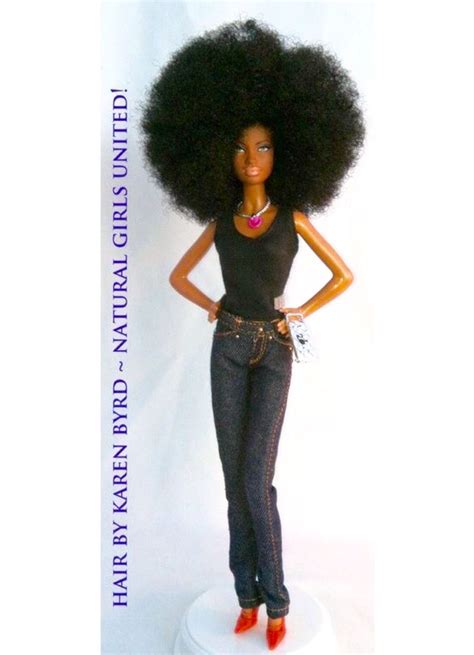 Afro Barbie ️ Beautiful Barbie Dolls Natural Hair Doll Black Barbie