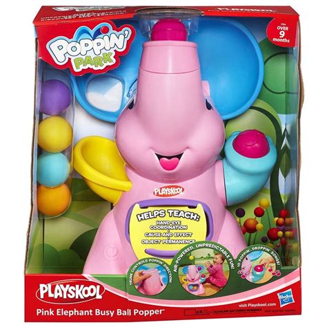 Playskool Pink Elephant Busy Ball Popper 3299 Kids Toy