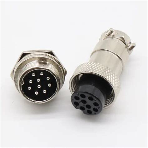 10 Pin Male Female Circular Connectors For Audio And Video Rs 245 Piece