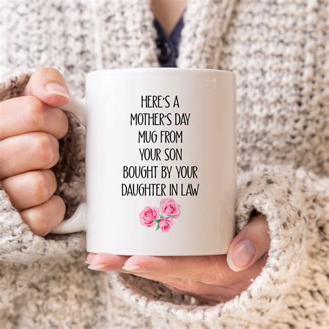 Funny Mothers Day For Mother In Law Mug From Daughter In Law Etsy