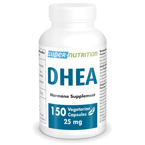 Dhea Hormone De Jeunesse Supplément 25 Mg Avec De Multiples Avantages